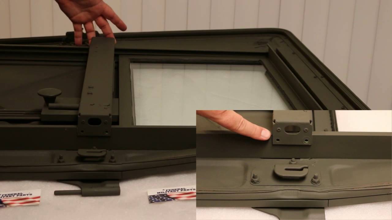 Humvee Window Installation- Federal Military Parts - M998 M1025 M1038