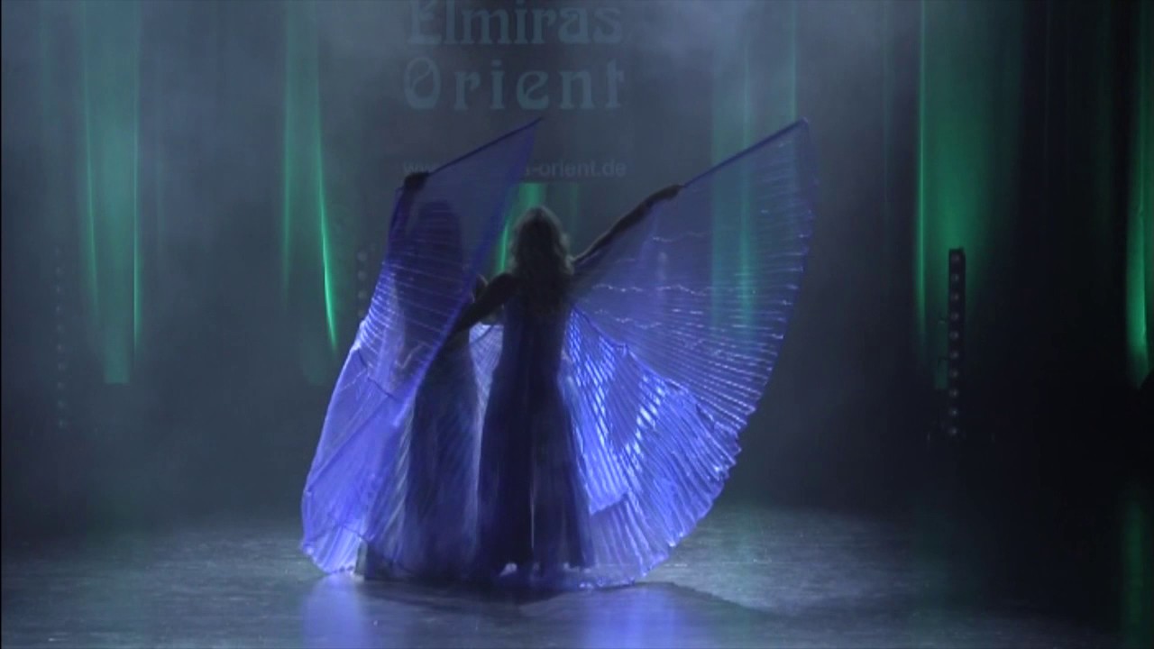 Duo - Gamila & Manis LED Isis Wings - Elmiras Orient - Oriental Dance Show 2016 Zweibrücken