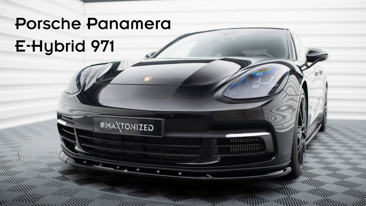 Porsche Panamera E-Hybrid 971 (2016 - 2020) | Maxton Design Splitter Set | Presentation #318