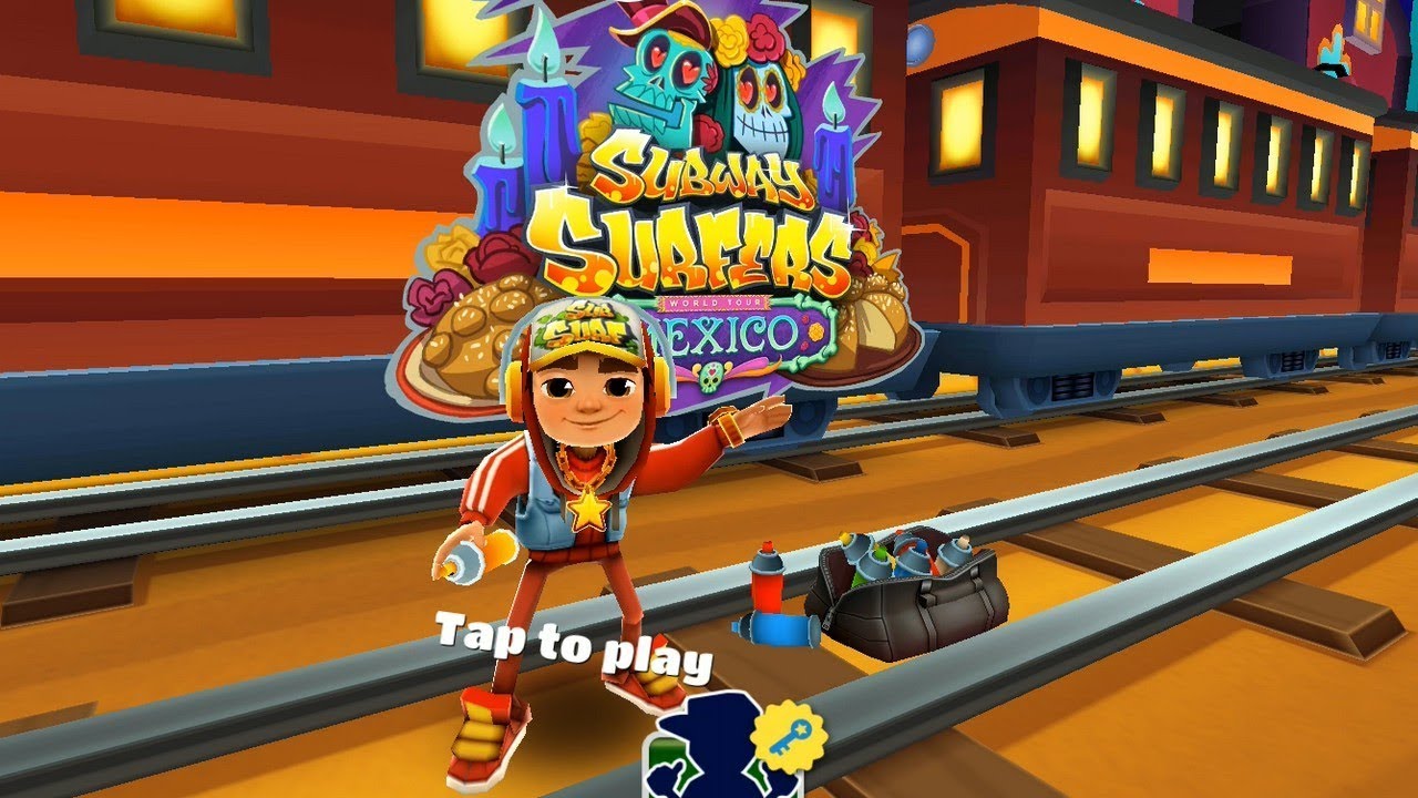 Subway Surfers Jake Start Outfit In Mexico Fullscreen Gameplay PC HD #100