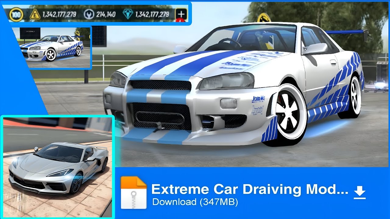 EXTREME CAR DRIVING Mod Apk DINHEIRO INFINITO v7.7.2 Atualizado 