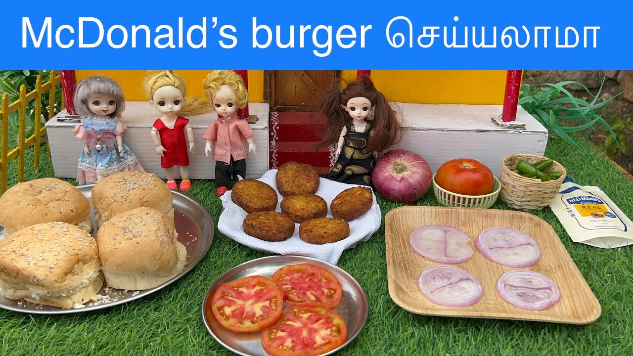 McDonald’s burger செய்யலாமா | Chutti Bommma #chuttibomma