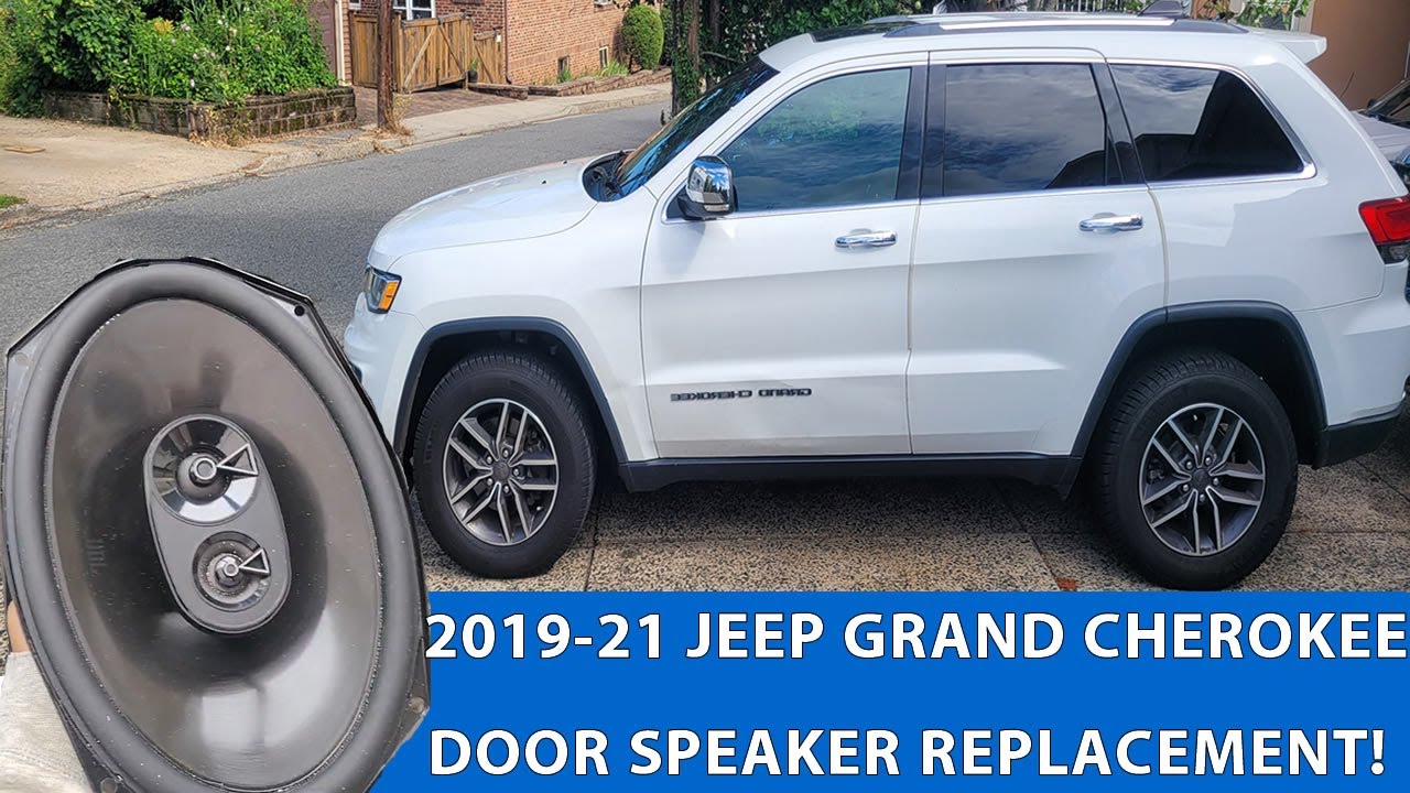 Модернизация динамиков в двери для Jeep Grand Cherokee 2019-2021. Простая полная установка.