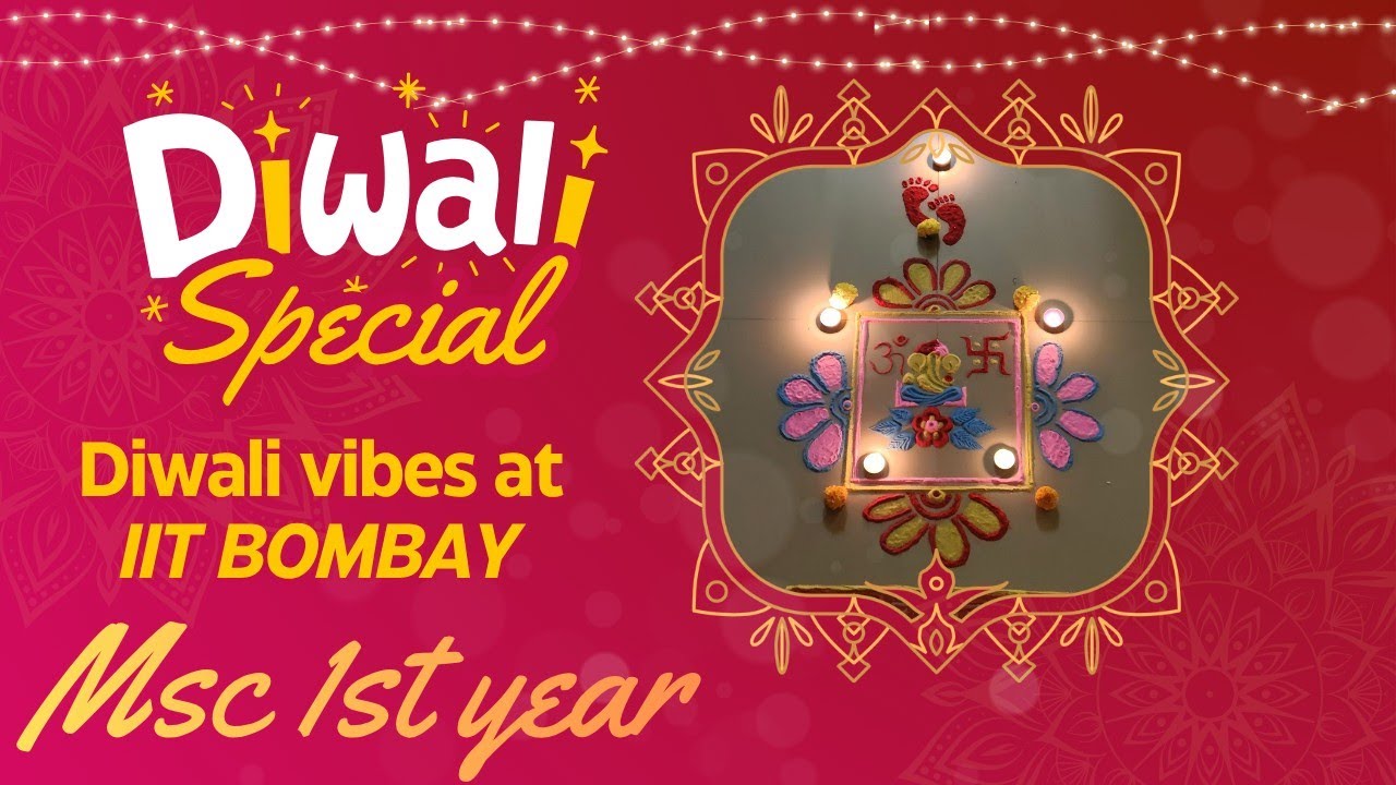 Diwali 2025 at IIT Bombay | MSc Biotech First Year  #iitiansvlogs #fypシ #diwali 