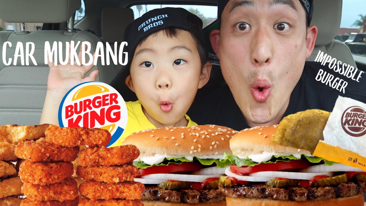 BURGER KING MUKBANG- Impossible burger, Spicy Nuggets, and Tacos?!