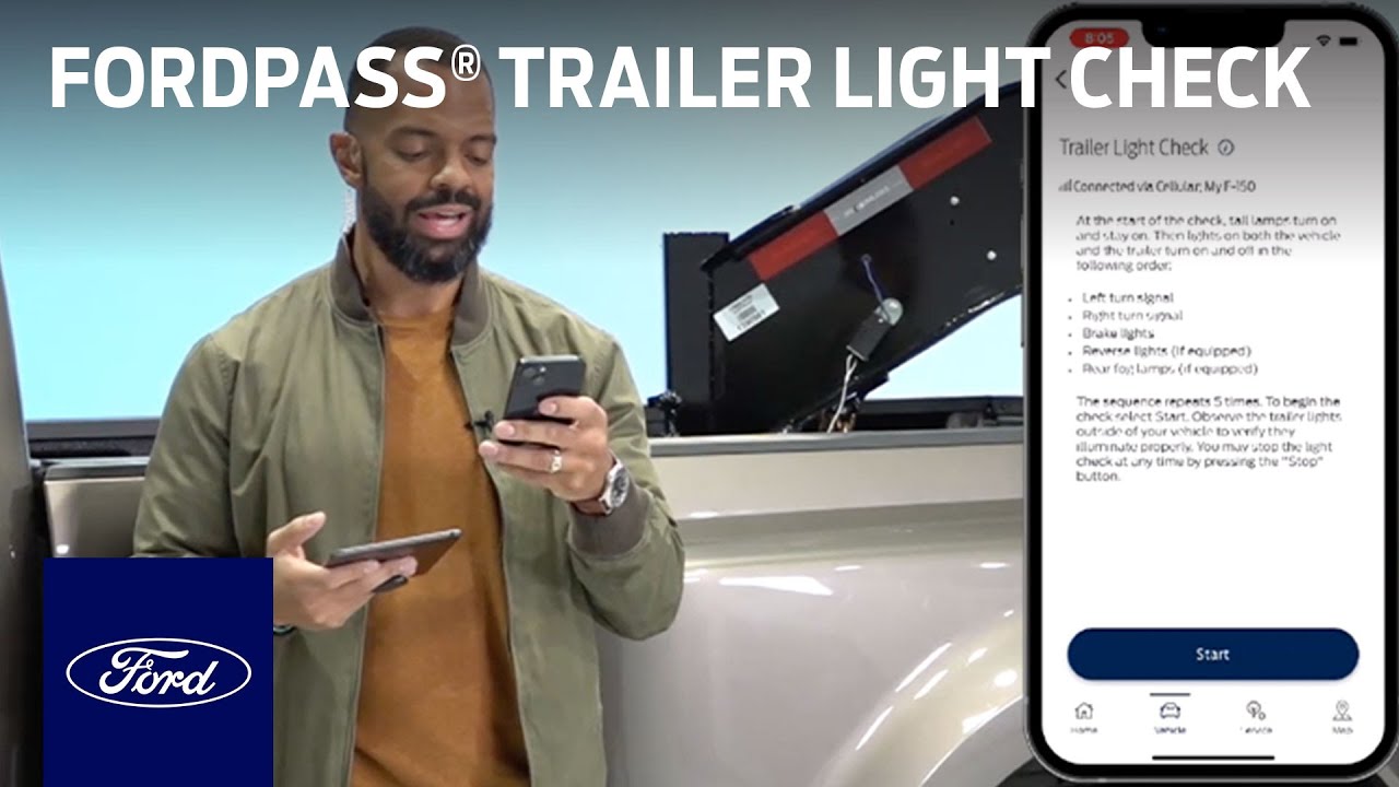 How to Use FordPass&reg; Trailer Light Check | A Ford Towing Video Guide | Ford