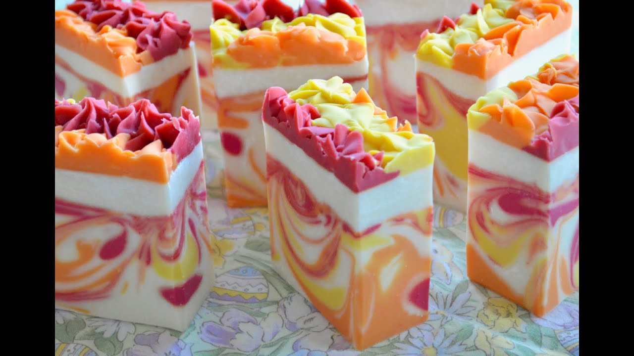 LOVE SPELL~Making & Cutting Cold Process Soap