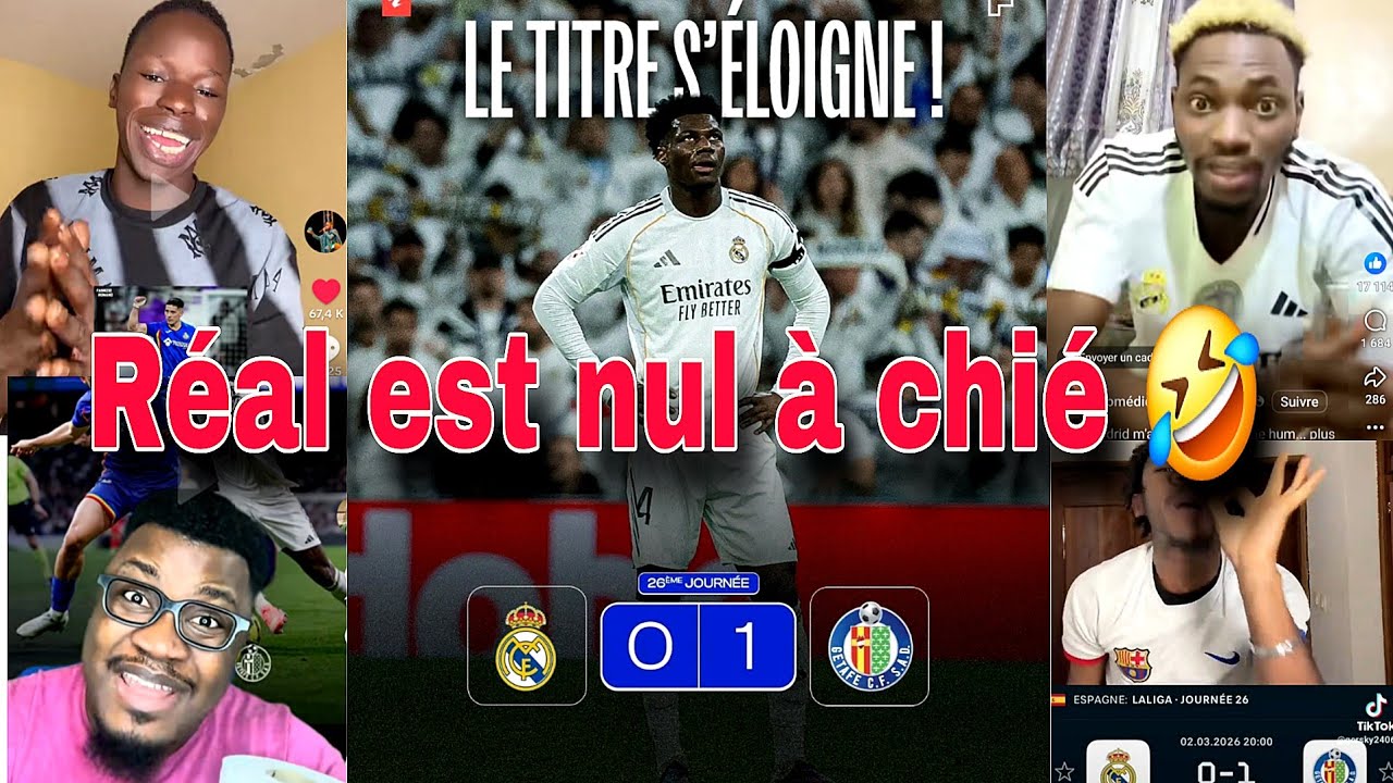 La colère noire des supporters du Réal,écoutez leurs réactions 🤣