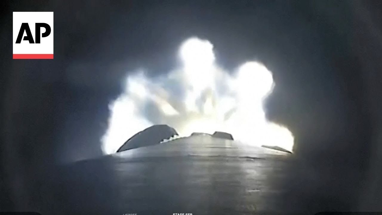 SpaceX Falcon 9 rocket launches Starlink satellites into orbit