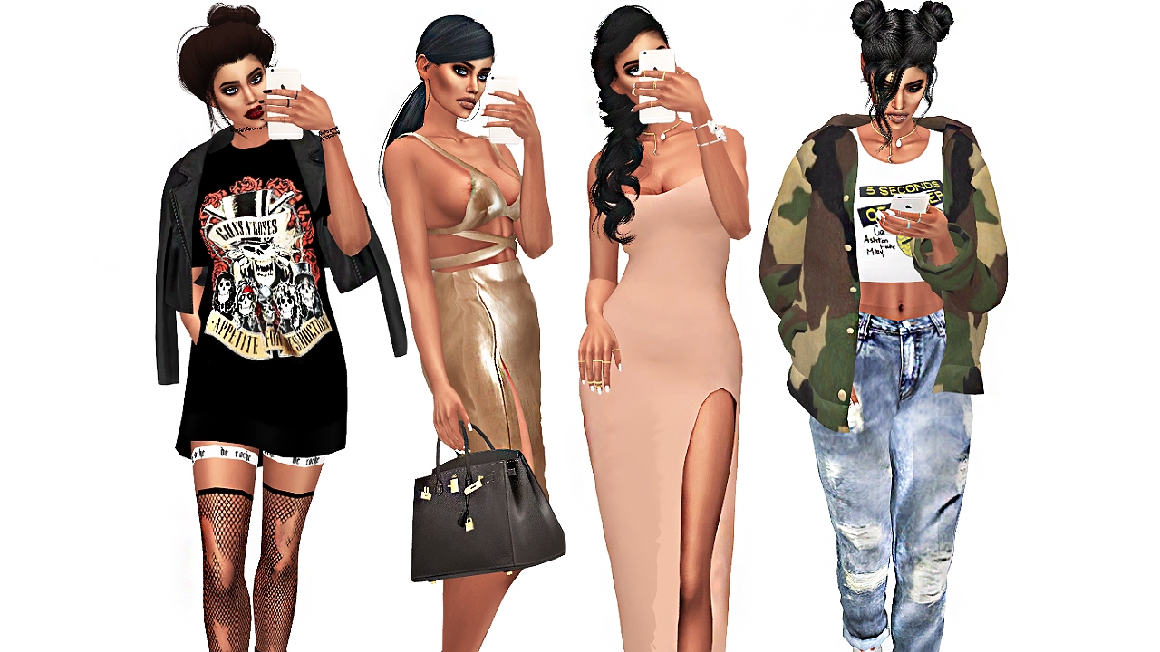 THE SIMS 4 | INSTAGRAM BADDIE  LOOKBOOK | + ALL CC LINKS!