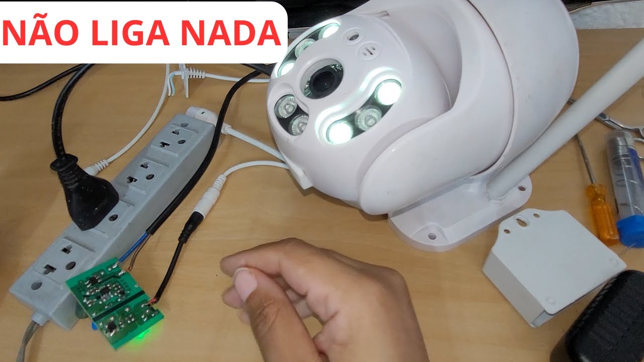 câmera yoosee não liga parou de funcionar