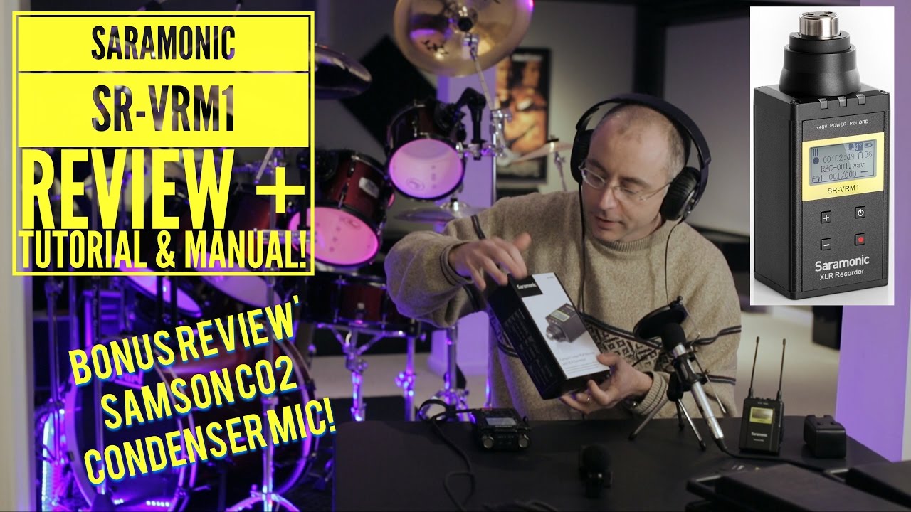 Saramonic SR VRM1 Plug On Recorder Review and complete Tutorial!!