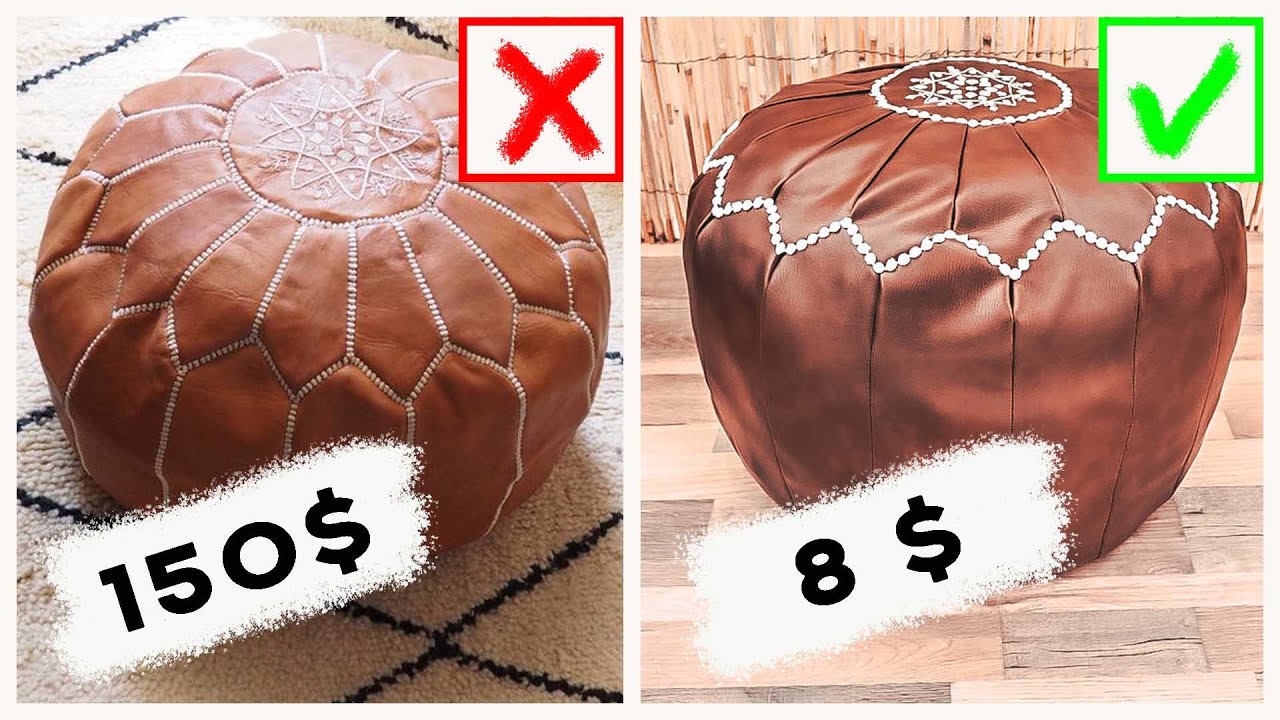 Пуфик своими руками DIY Мебель своими руками