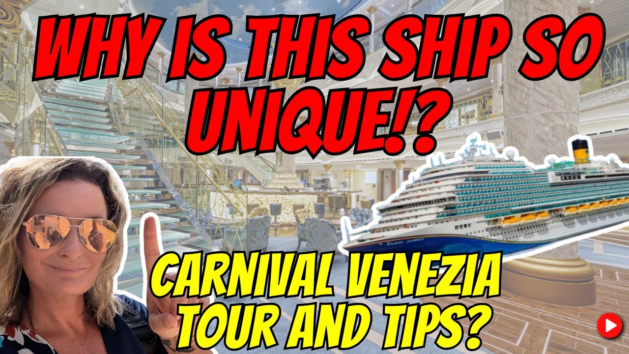 ПОЛНЫЙ круизный тур по Венеции на лайнере «Carnival Venezia» 2025 года | Гид по еде, бассейнам и ...