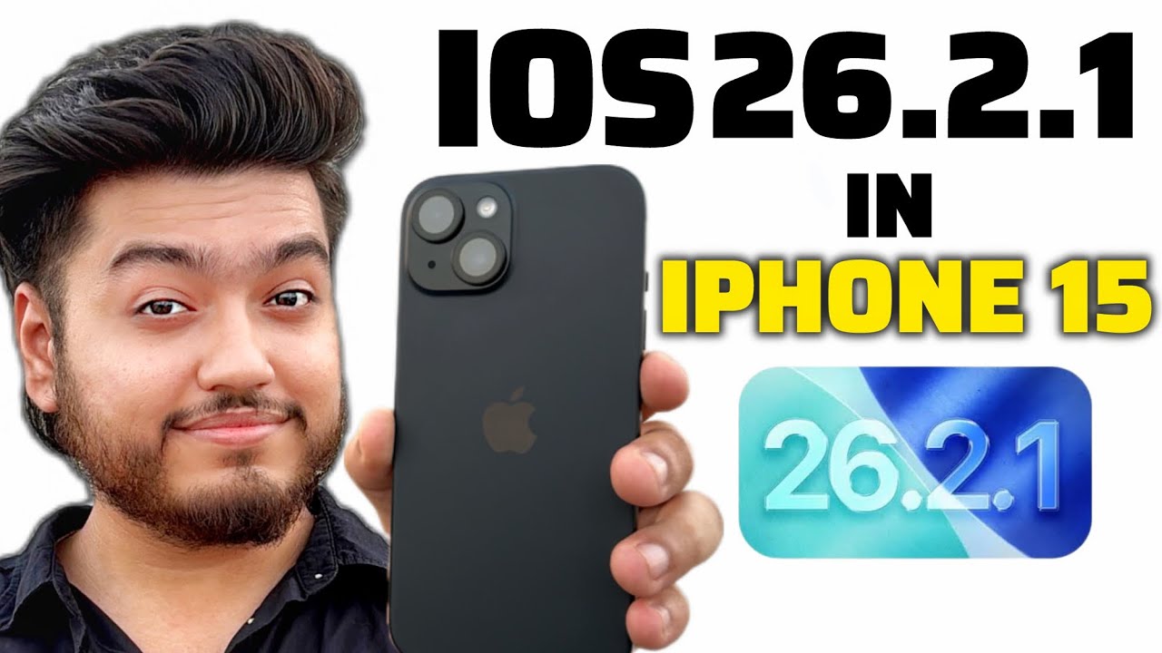 iOS 26.2.1 update in iPhone 15🔥Bug Fixed? Should you update?