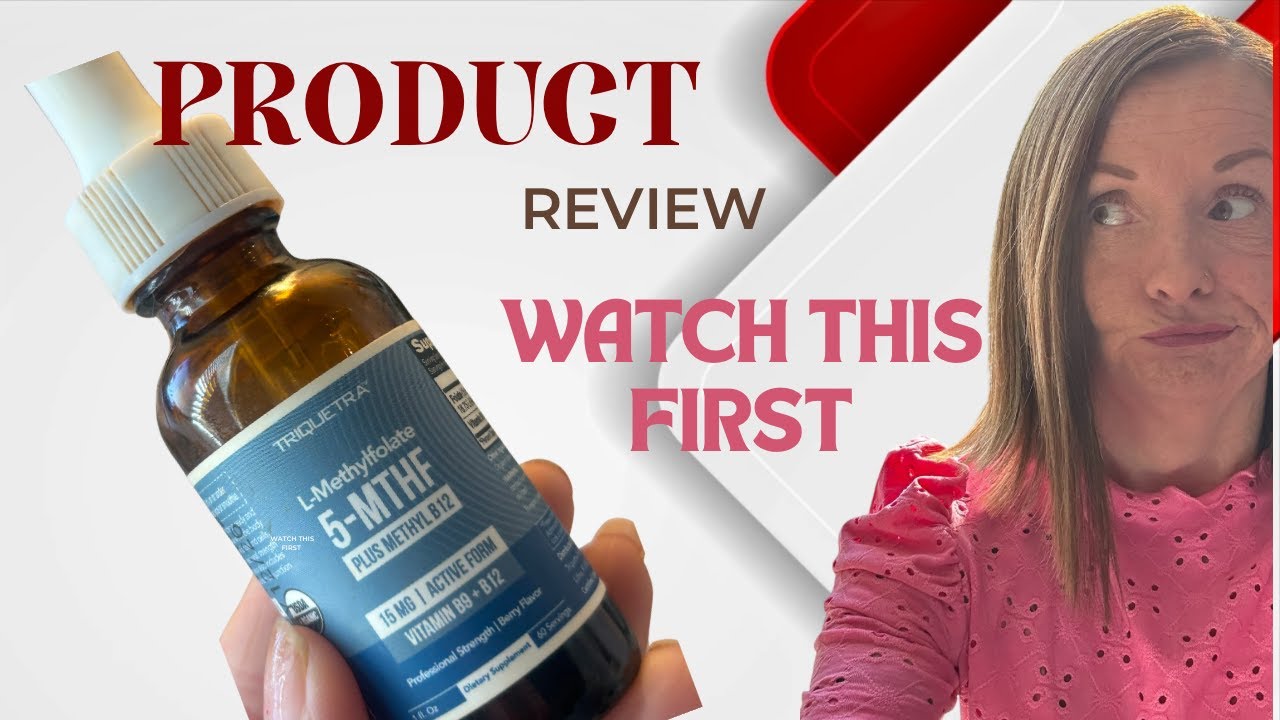 L-Methyl folate 5-MTHF B12/B9 drops, watch this first!