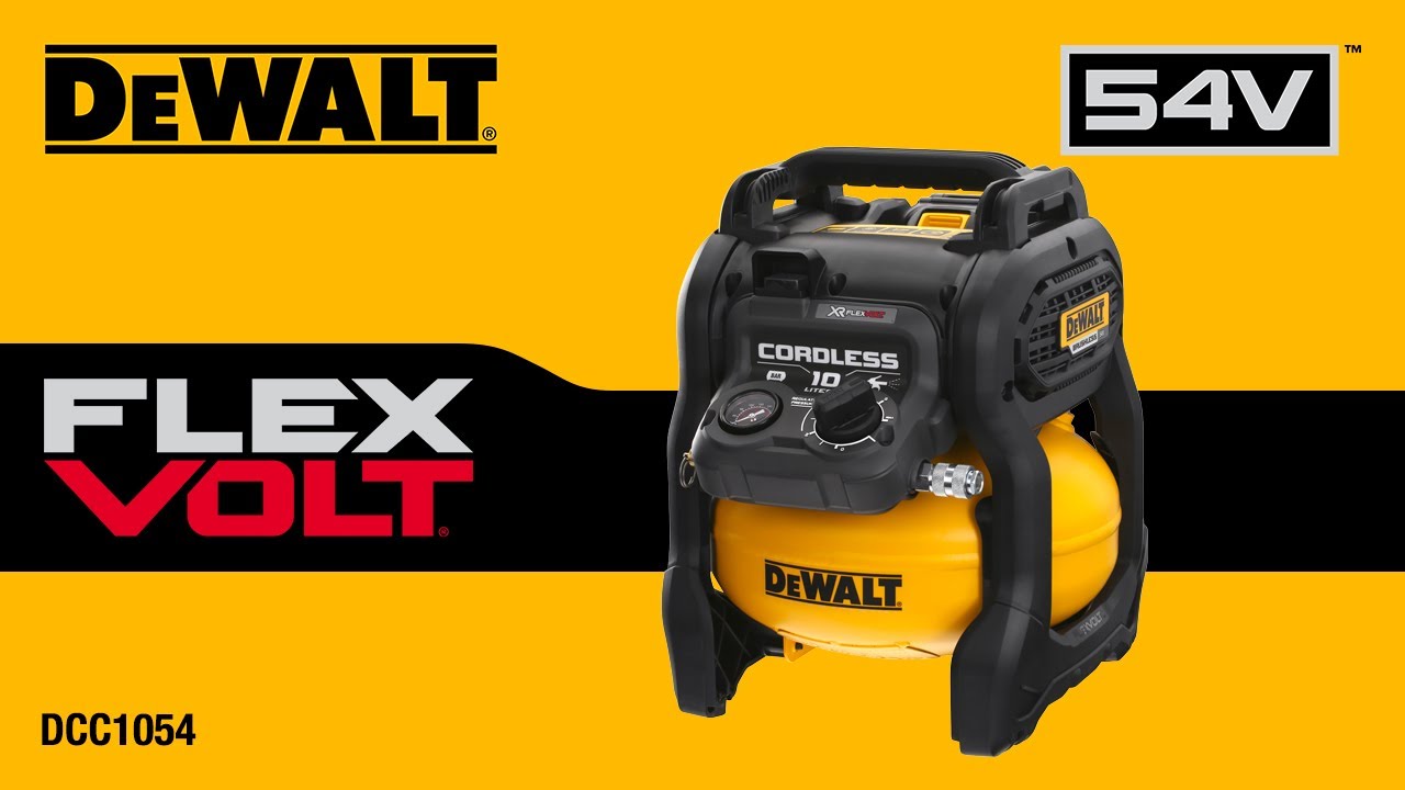 DEWALT lance le premier compresseur pneumatique sur batterie au monde - Pour un clouage sans fil