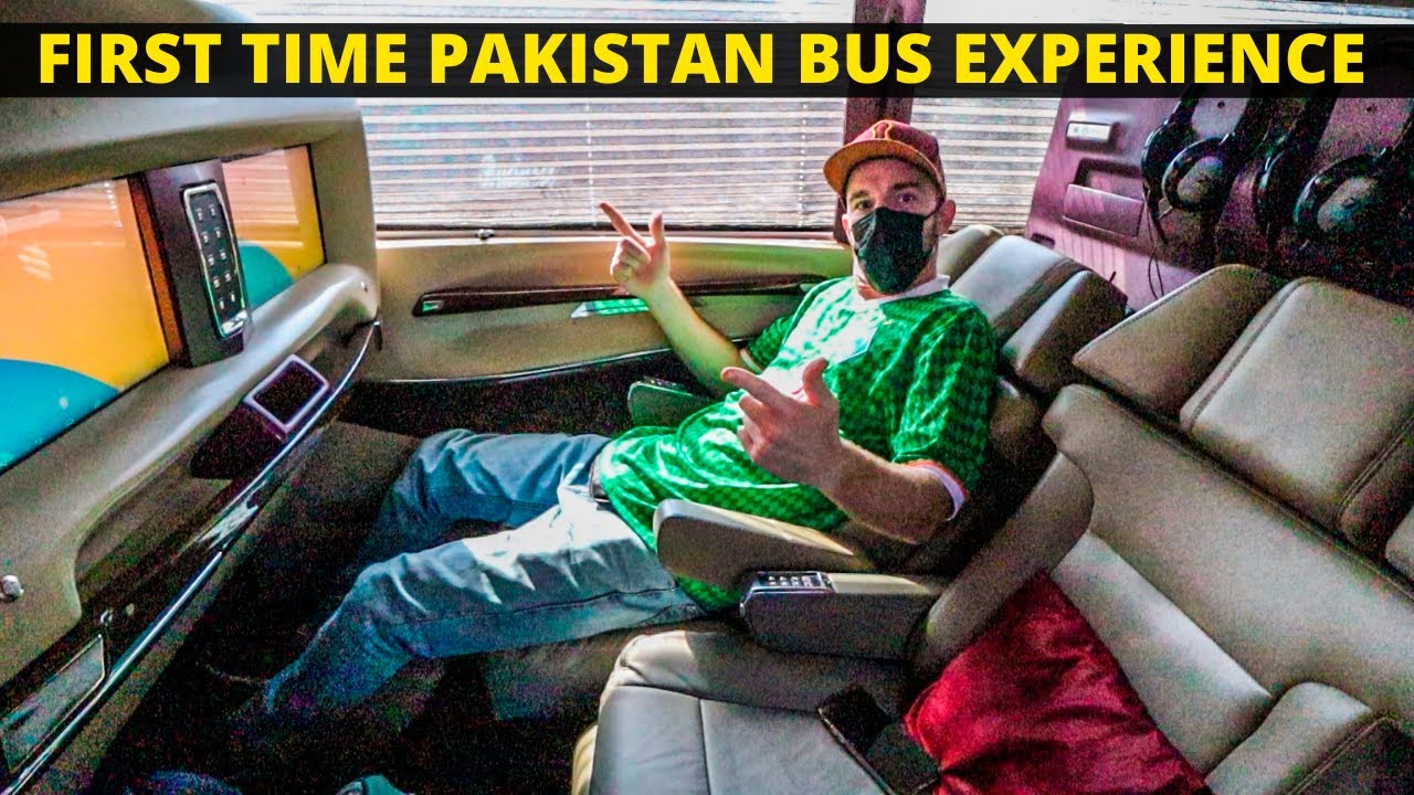 Most LUXURIOUS bus in Pakistan? Q Connect Bus Review: Lahore to Islamabad - PAKISTAN TRAVEL VLOG