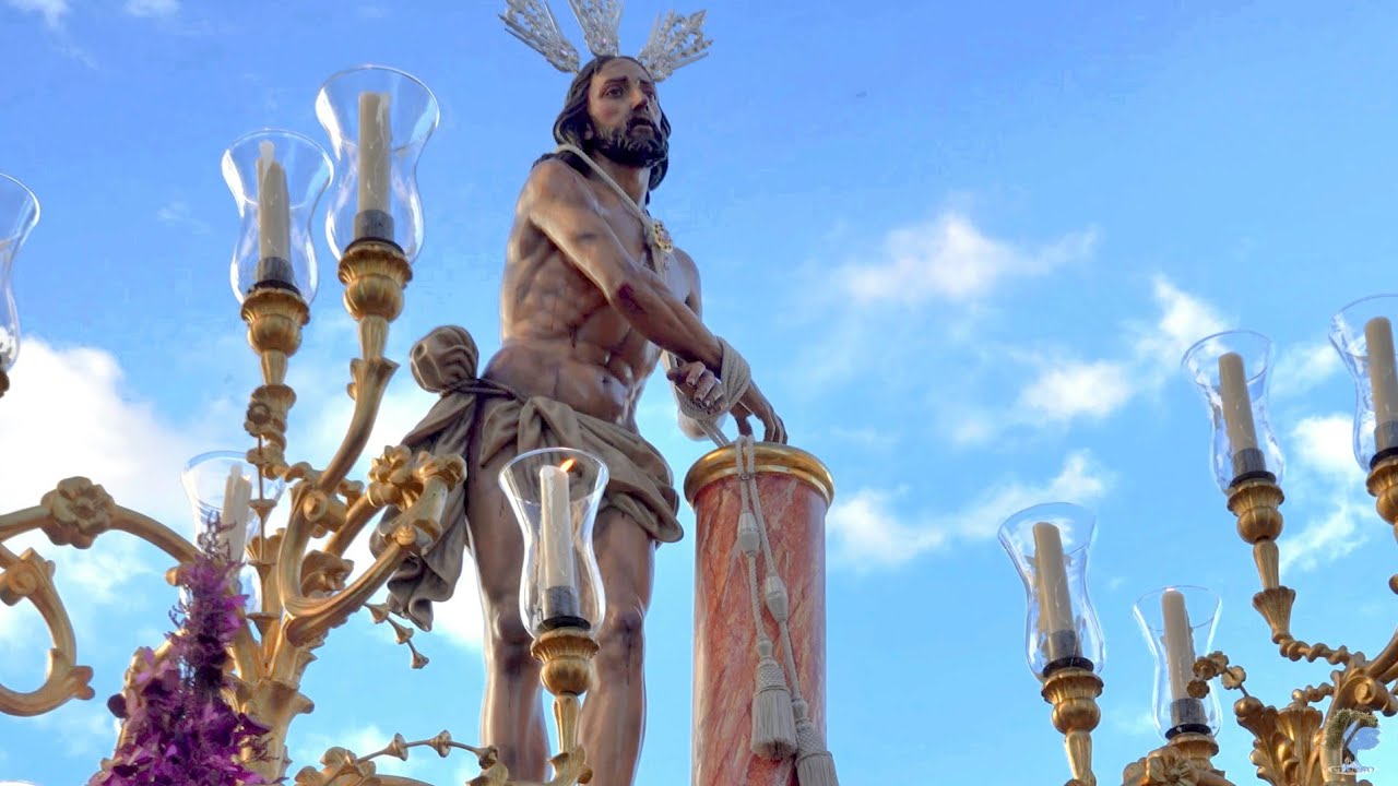 Salida del Cristo Atado a la Columna de Bollullos Par del Condado - Traslado a su Capilla