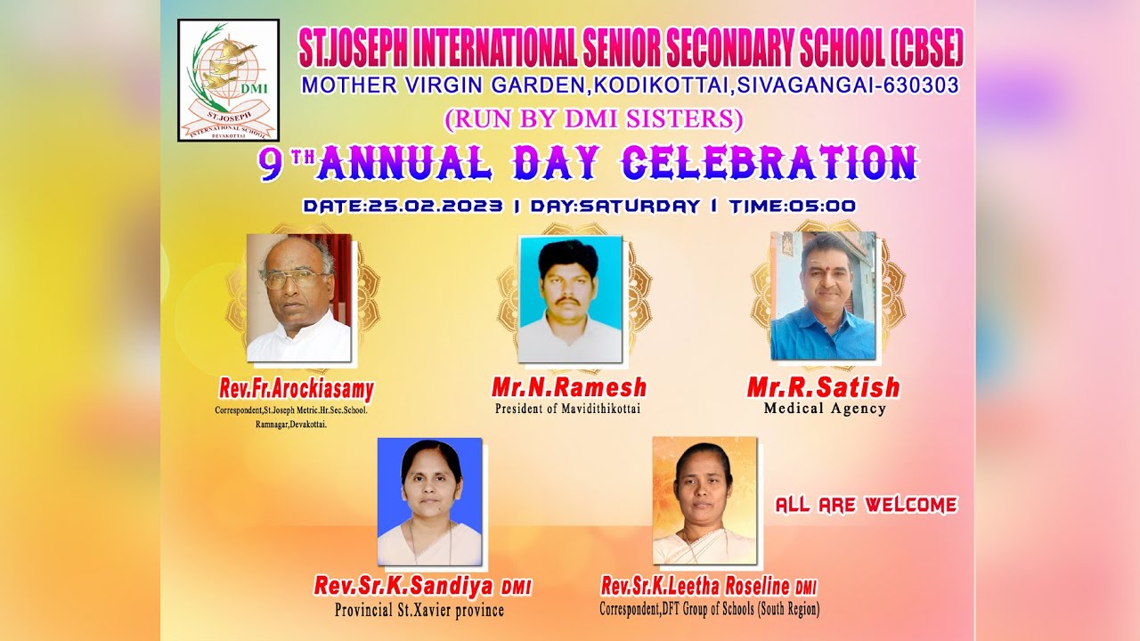 9th ANNUALDAY CELEBRAYION/ST.JOSEPH INTERNATIONAI  SENIOR SEC.SCHOOL/KODIKOTTAI
