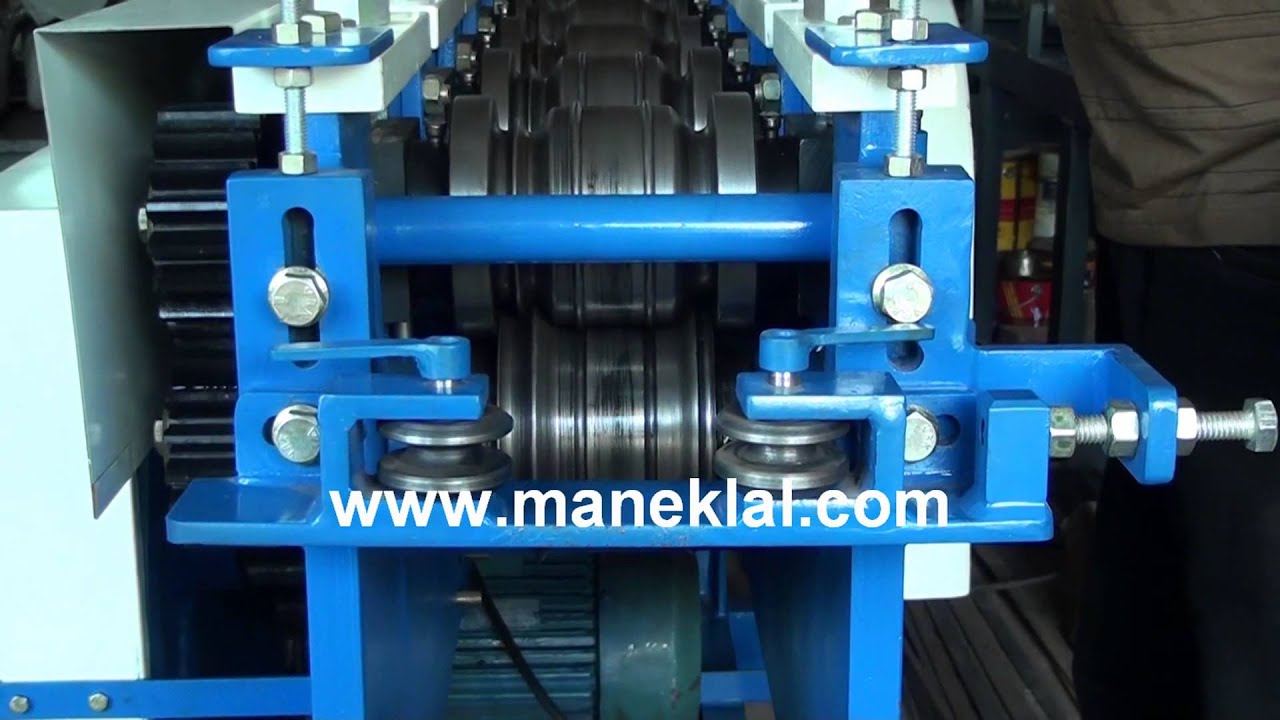 Manek - Rolling Shutter Strip Making Machine Model: RSS-6.0 with 6 pairs of Rolls