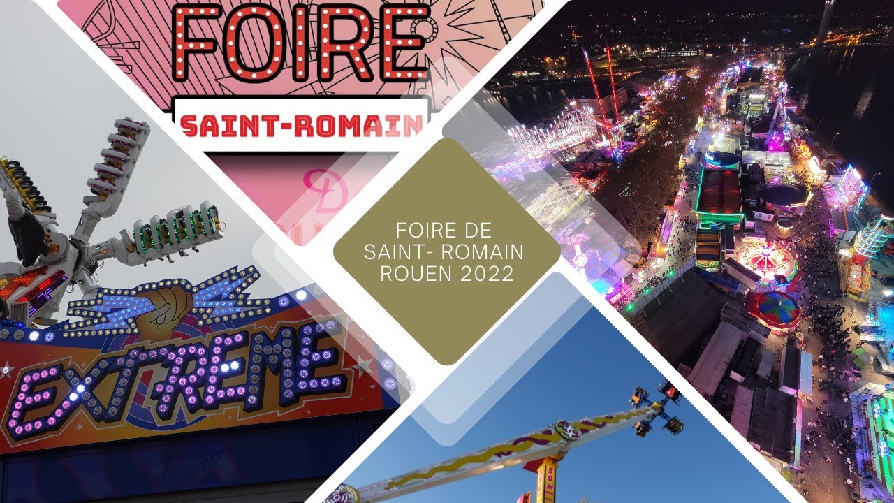 Vlog à la foire de Saint-Romain à Rouen (Reportage complet) - France - Novembre 2022