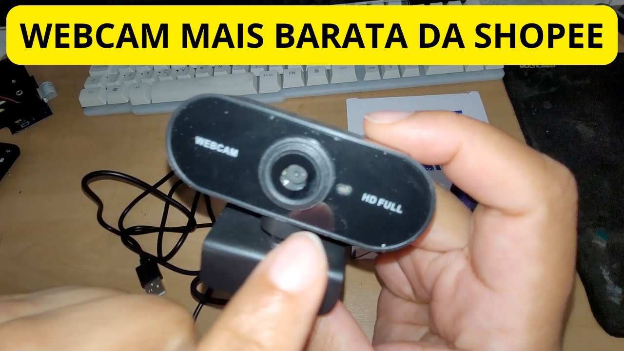 webcam mais barata da shopee