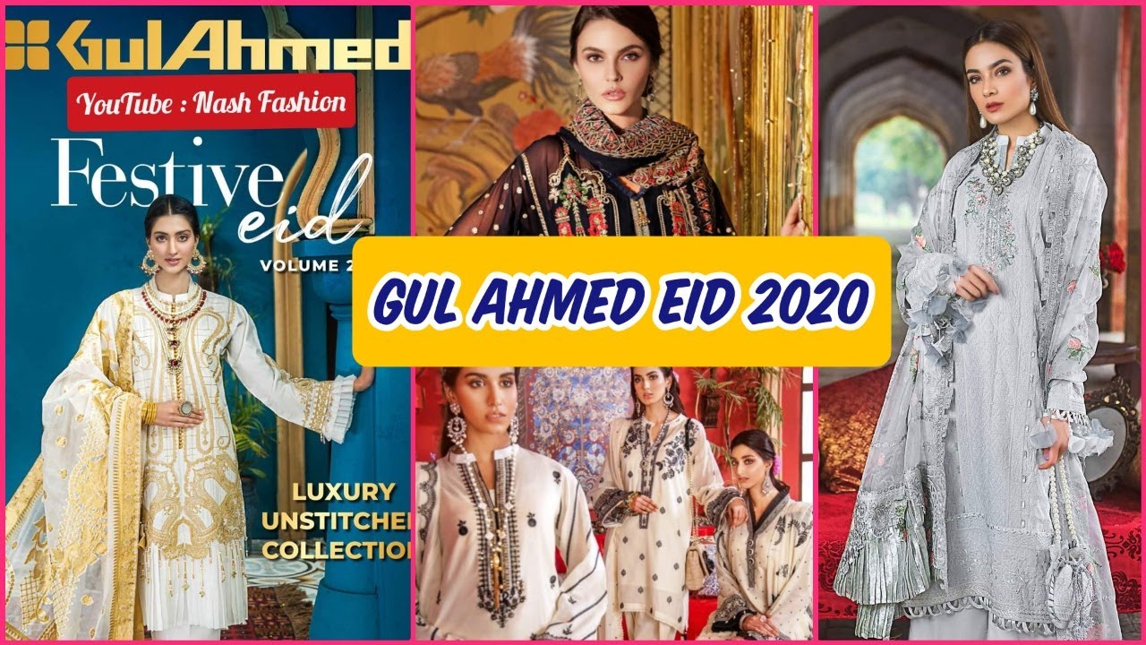 Gul Ahmed Eid Festive Collection 2020 | Latest Gul Ahmed Unstitched |With Price|Catalog (Gul Ahmed)