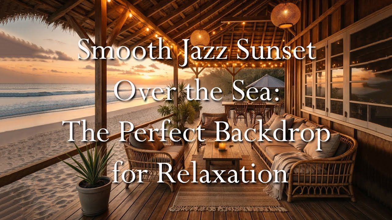 Smooth Jazz Sunset Over the Sea: The Perfect Backdrop for Relaxation
