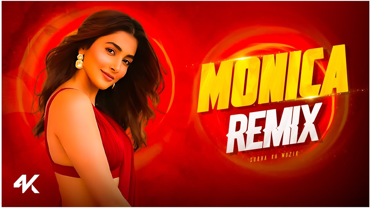 Monica Remix | Subha Ka Muzik | Coolie | Love You Monica | Pooja Hegde | Dance | Dj Remix