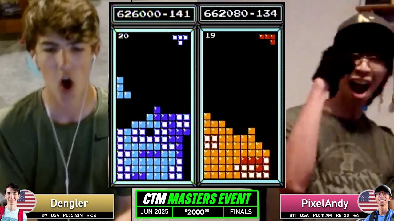 A NEW TECHNIQUE?? Dengler, Andy | FINALS | Classic Tetris Monthly Masters Event June 2025