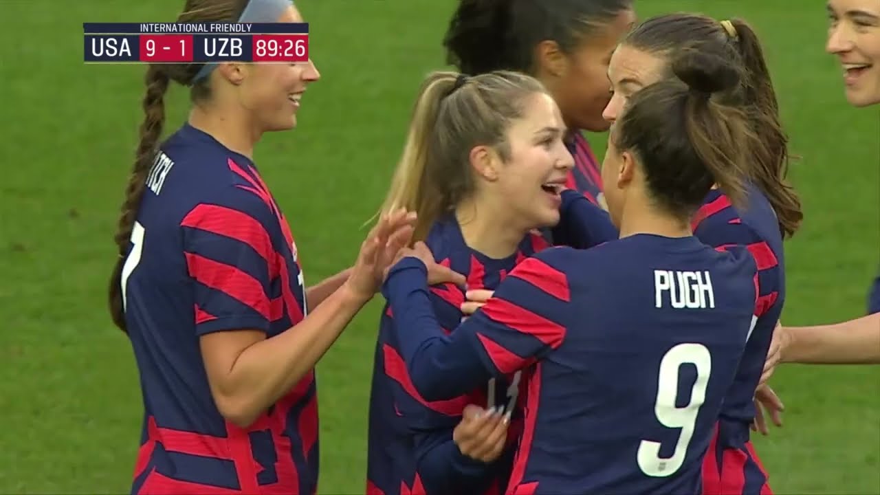USWNT vs. Uzbekistan: Ashley Sanchez Goal - Apr. 9, 2022