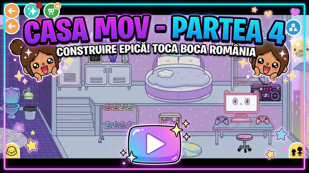 Construiesc Cea Mai Cool Casă Mov | Toca Boca Design | Ep. 4