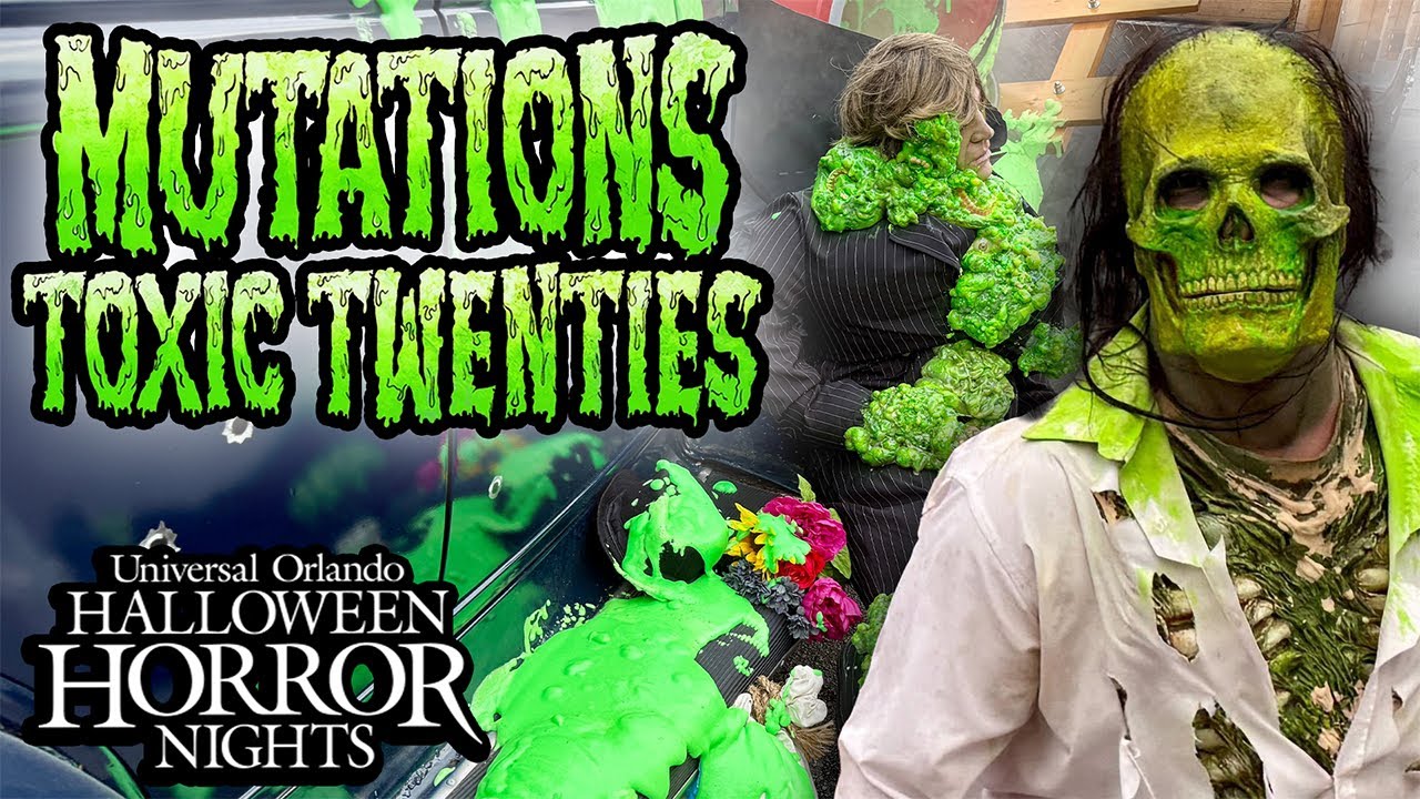 Mutations: Toxic Twenties Scare Zone at Halloween Horror Nights 34