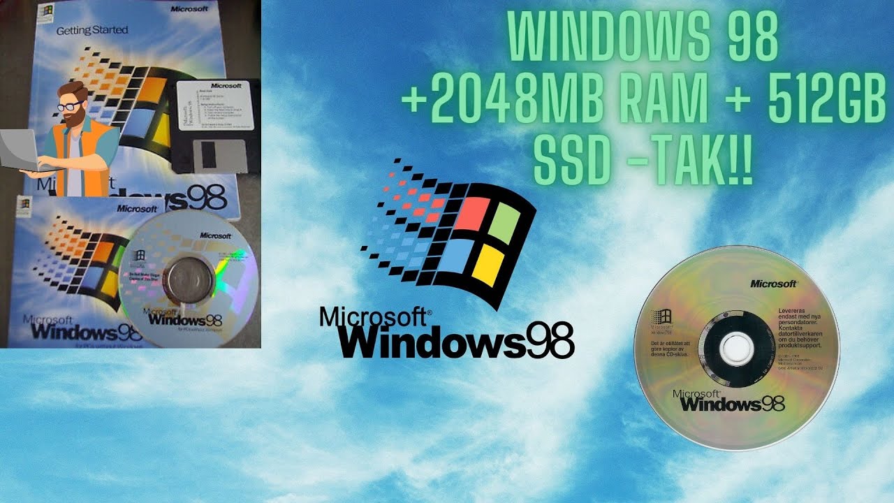 Windows 98 - 2048Mb RAM + 512GB SSD - to możliwe !!