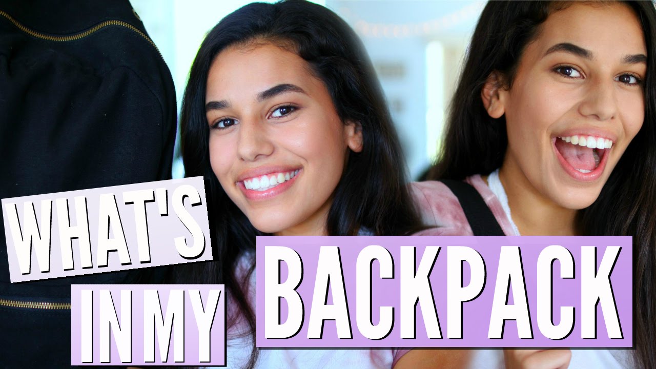 WHAT'S IN MY BACKPACK 2016 | Ava Jules