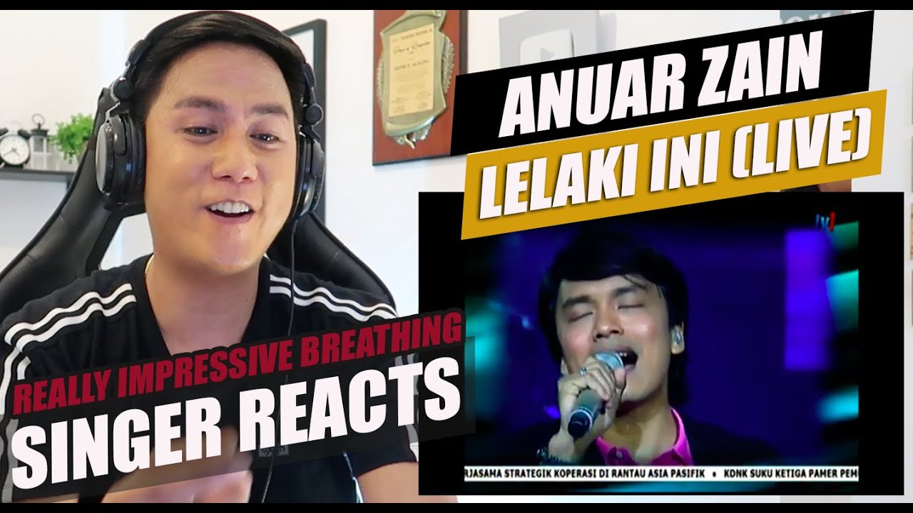 Anuar Zain - Lelaki Ini (LIVE) | SINGER REACTION