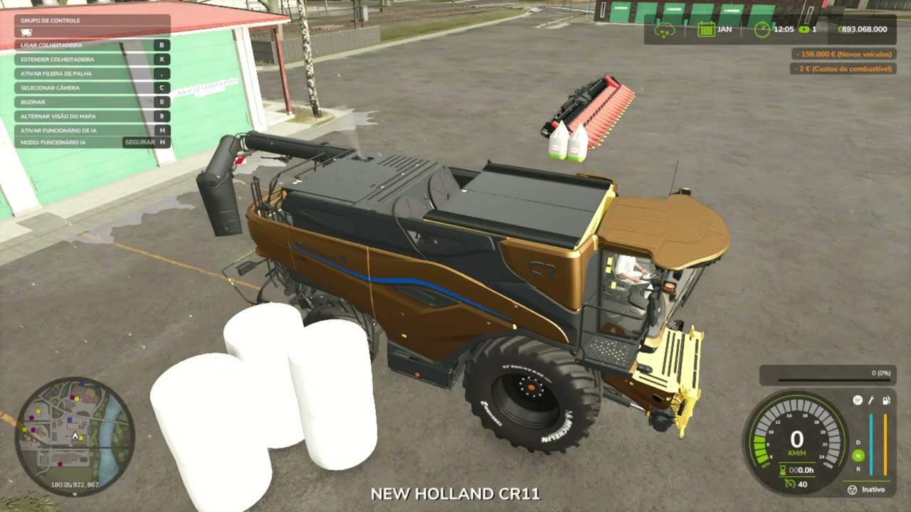 Farming Simulator  colheita de milho