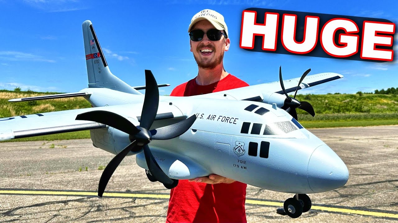 СОВЕРШЕННО НОВЫЙ!!! Радиоуправляемый самолёт E-Flite EC-1500 с двумя двигателями и длиной 1,5 м