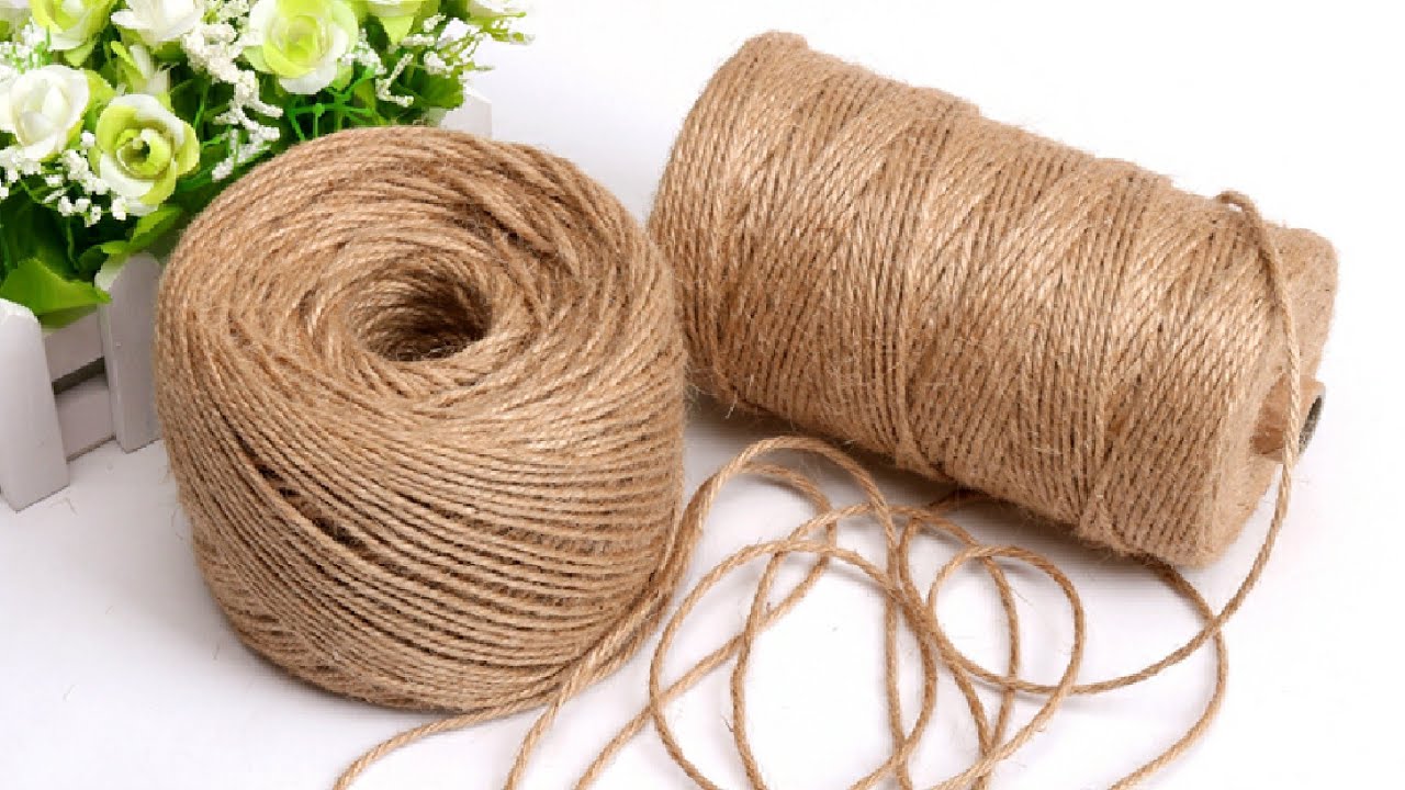 КРАСОТА ИЗ ДЖУТА своими руками / Jute craft idea