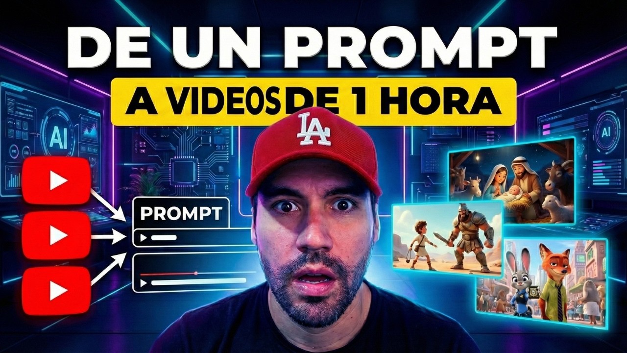 Crea Videos de 50 MINUTOS en 1 Clic (Monetizables y Sin Editar)