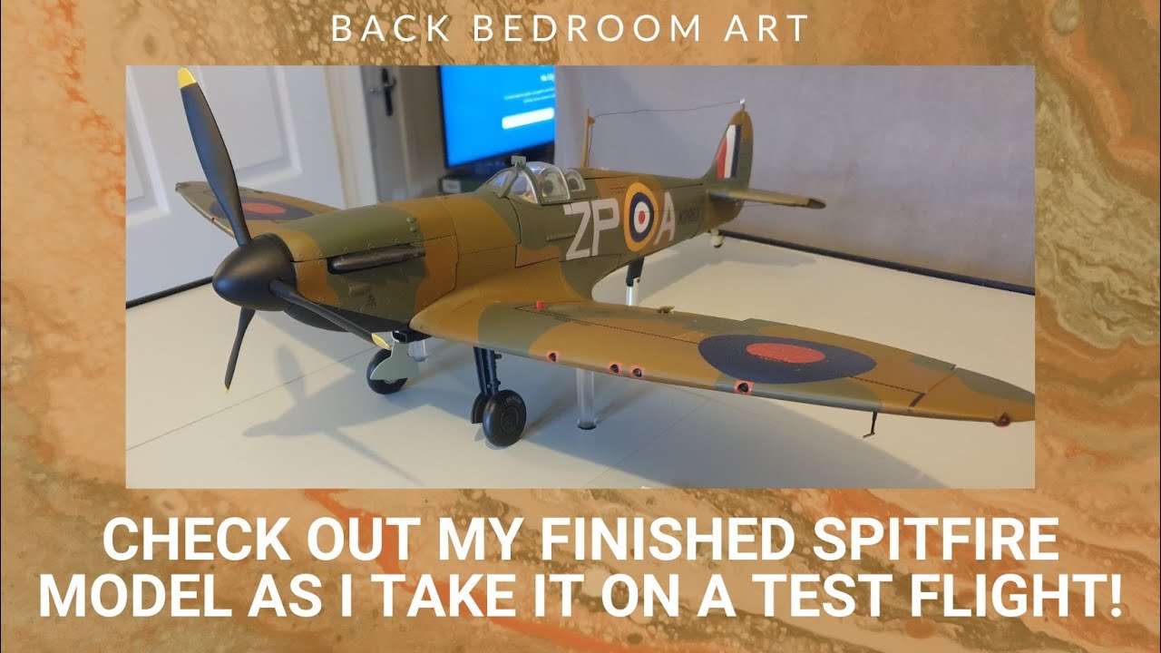 Check out my finished Spitfire model, its journey to being completed is over. It only took 3 years!