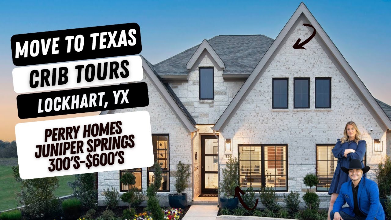 Perry Homes New Construction Tour | Juniper Springs in Lockhart, TX 🇨🇱🏡