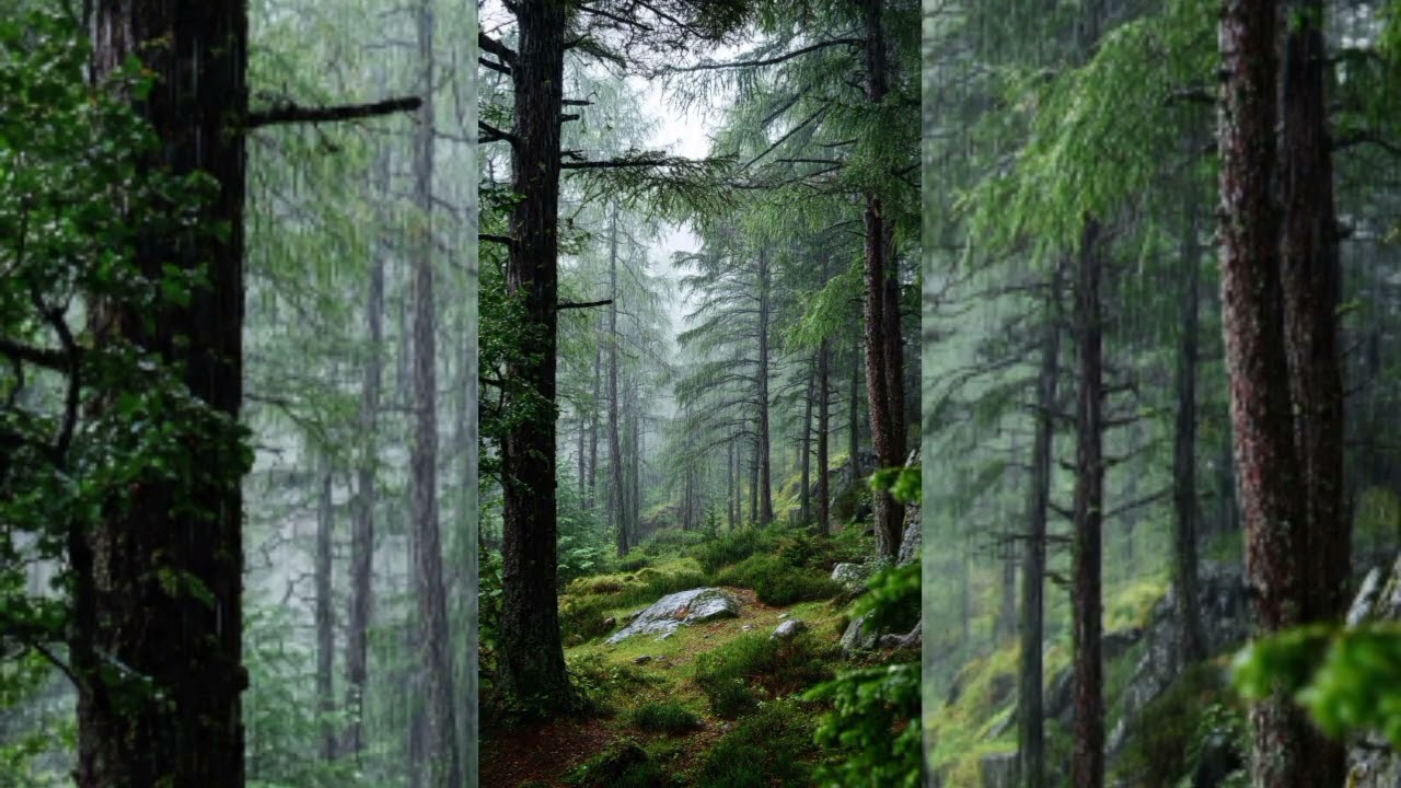 Relaxing sound of rain ||  increase the volume to 100