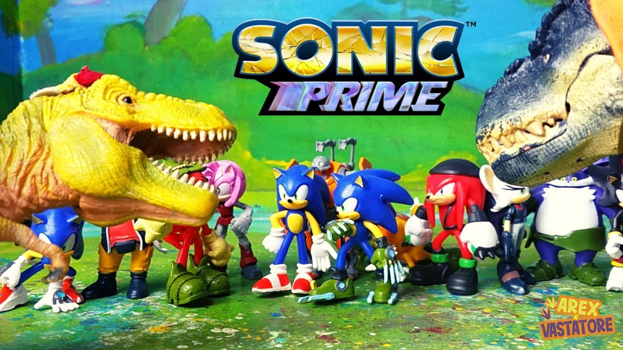 SONIC 🦔 Arex e Vastatore indagano su personaggi misteriosi 🔍🦖