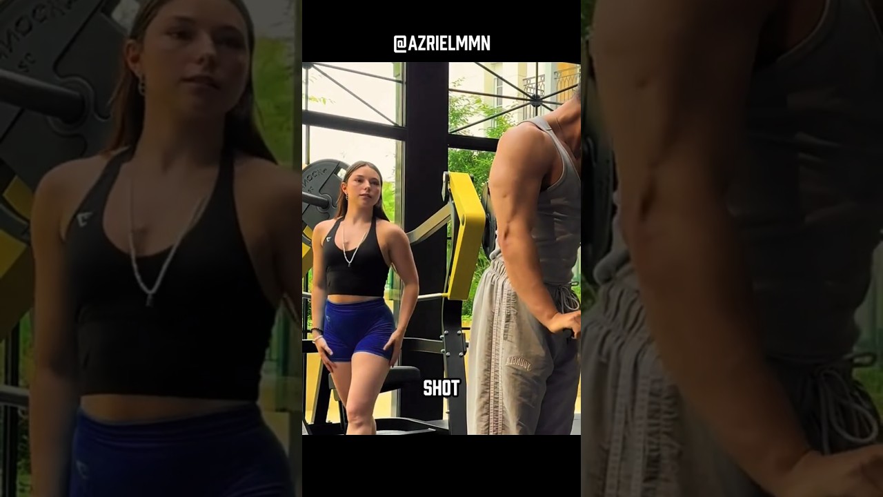 HER REACTION IS PRICELESS - CALISTHENICS IN A PUBLIC GYM