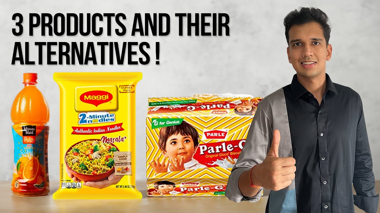 What are the healthier alternatives to Maggi, biscuits and juices?