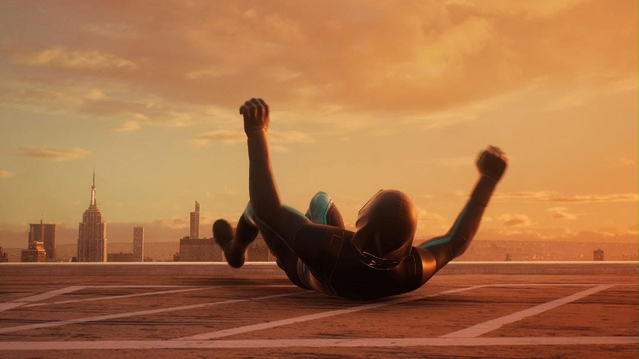 Marvel's Spider-Man 2 swinging