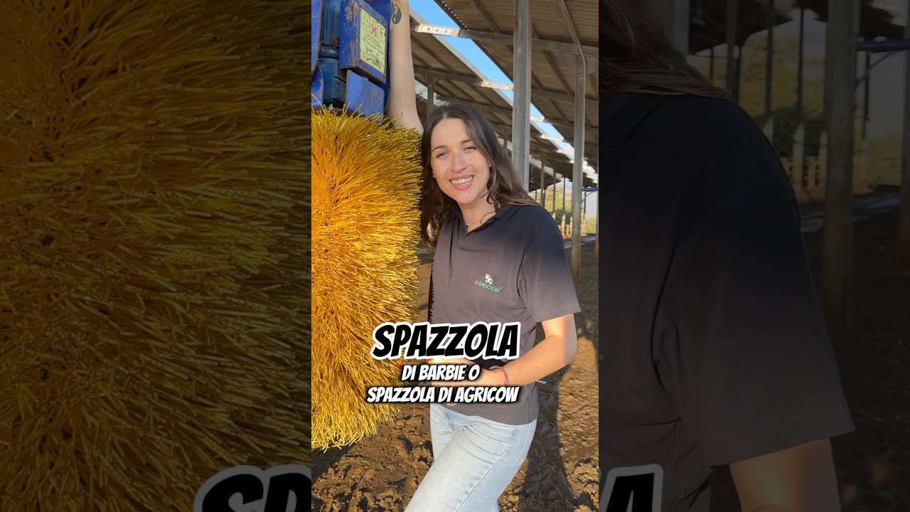 SPAZZOLA DI BARBIE O SPAZZOLA AGRICOW? 🐮 #barbie #allevatori #cowcomfort #comfortvacche