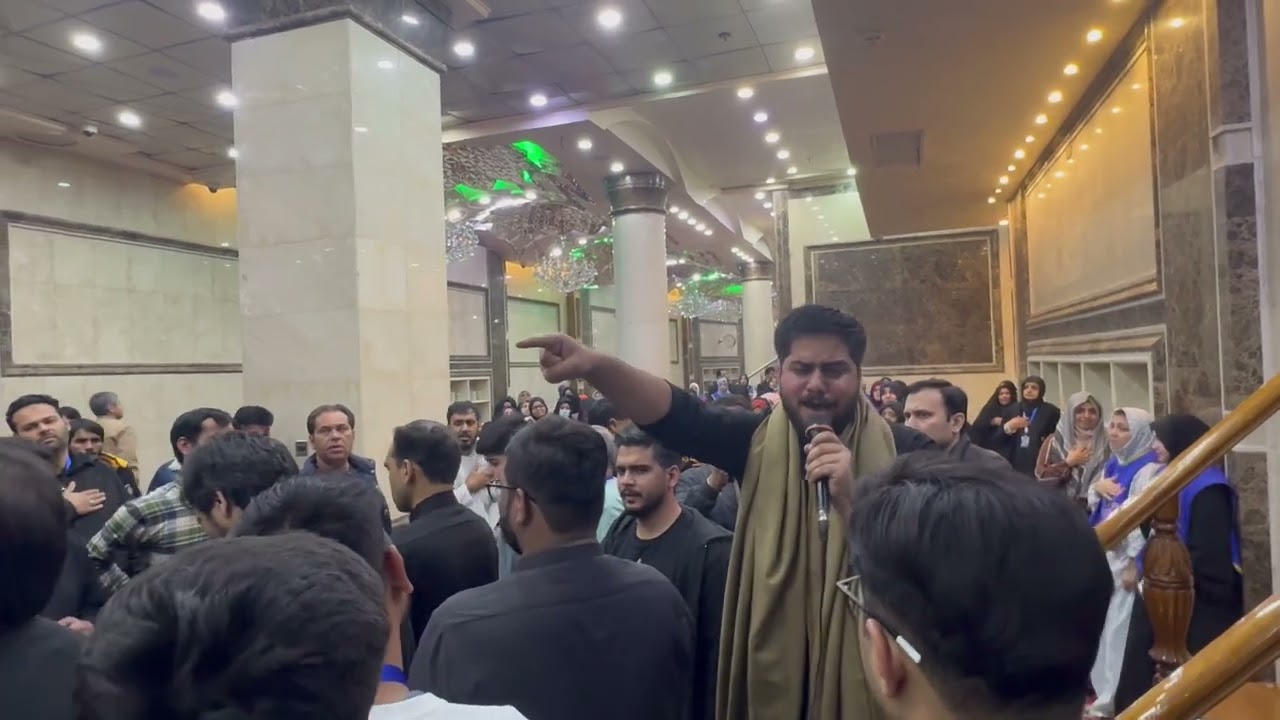 Jab Mujhe Apke Qatil Ne Hai Mara Baba | Haram E Imam Hussain as Karbala Iraq | Karwan E Ali Raza